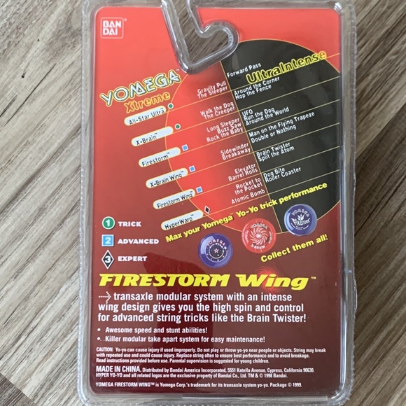 Yomega Firestorm Wing YoYo Bandai 1999 - Picture 2 of 4